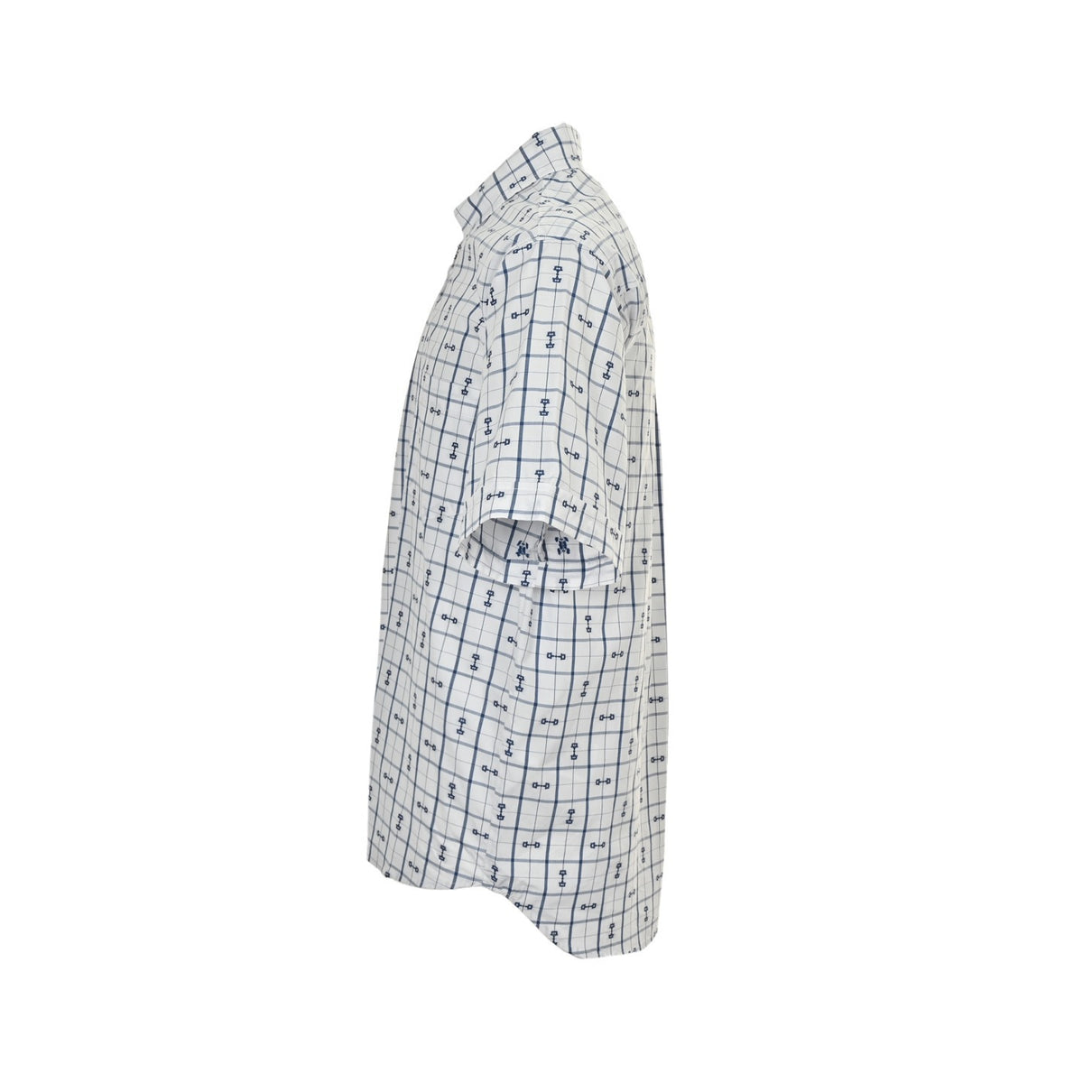 Gucci 24ss horsebit jacquard short-sleeved shirt