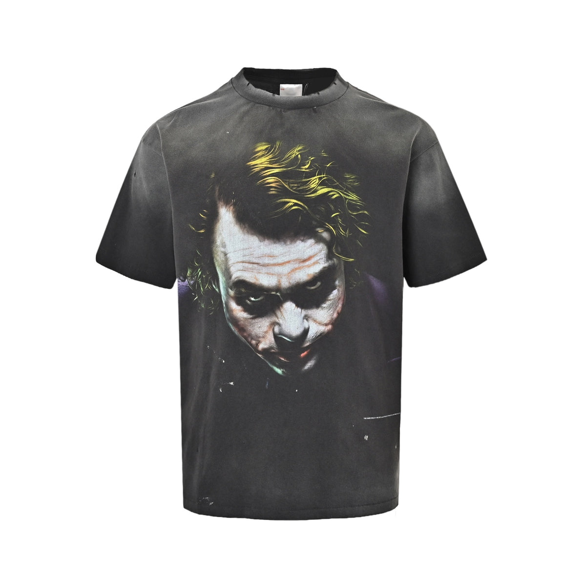 SAINT MICHAEL 25ss clown portrait print short sleeves
