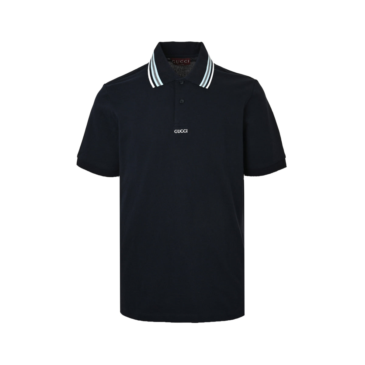 Gucci simple letter embroidered Polo short sleeves
