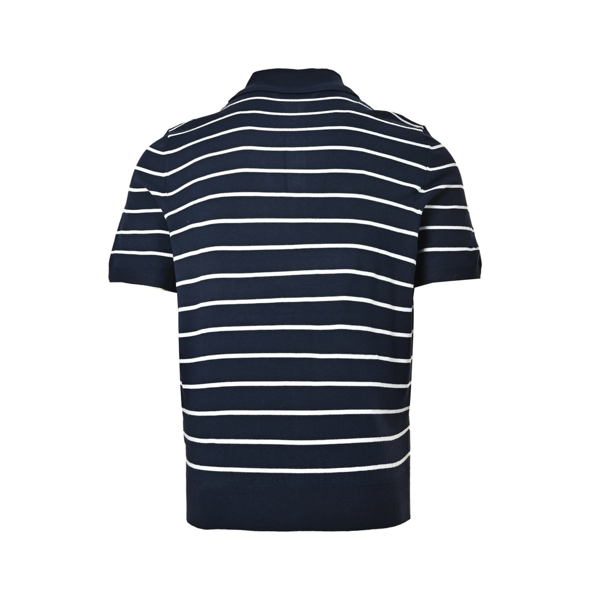 Prada logo striped knitted Polo short sleeves