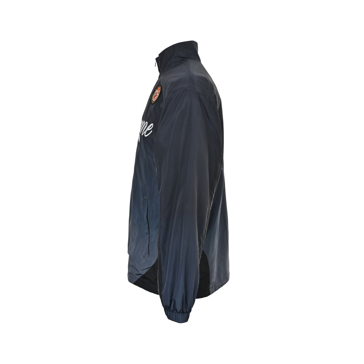 Supreme Umbro collaboration gradient design embroidered logo jacket jacket