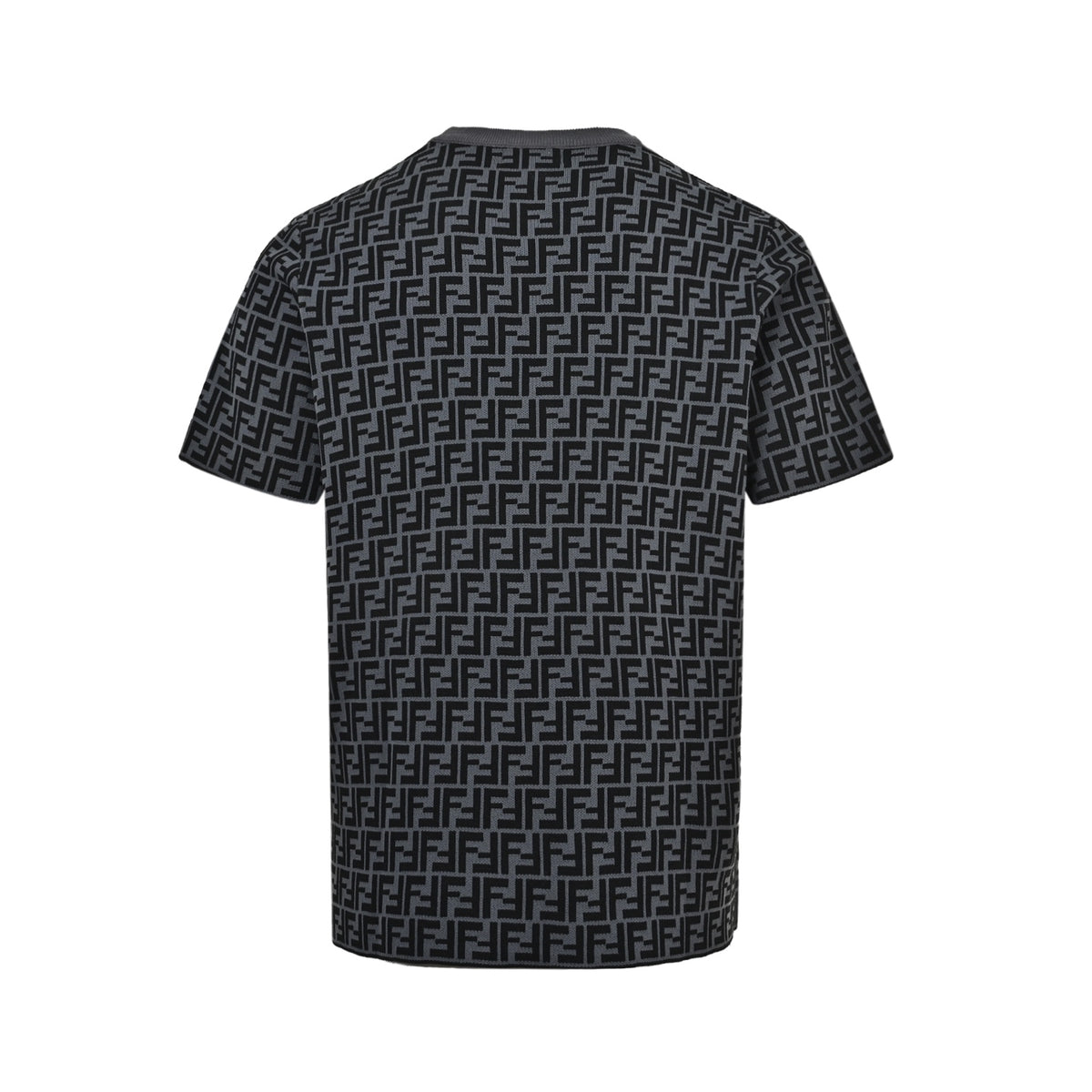 Fendi FF jacquard all-over printed knitted short sleeves