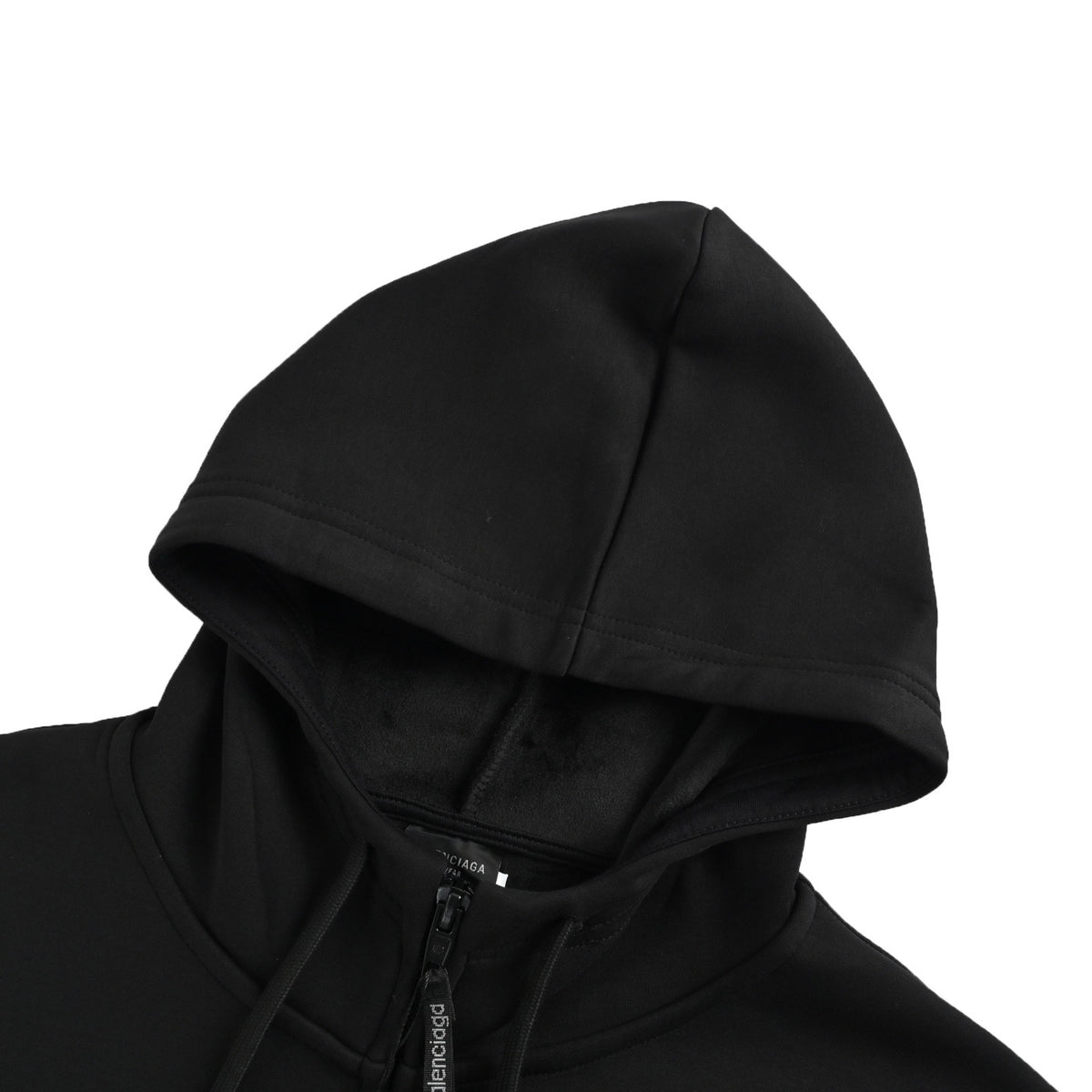 Balenciaga/Balanciaga Ski Series 3M Velvet Zipper Hooded Sweatshirt