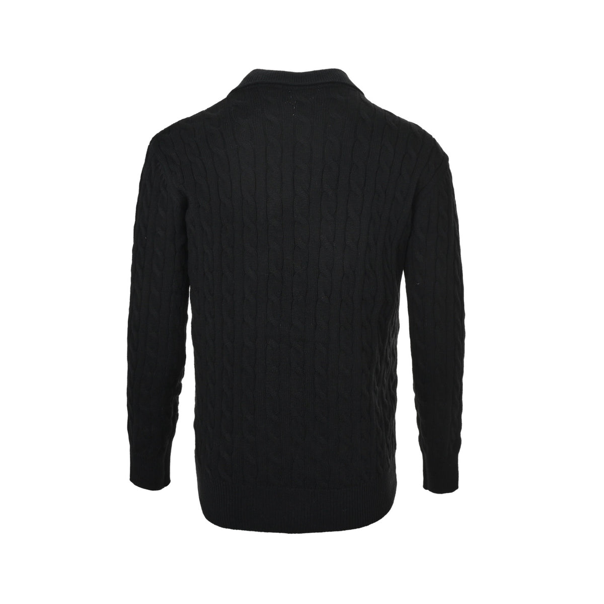 Ralph Lauren Cable Lapel Polo Sweater