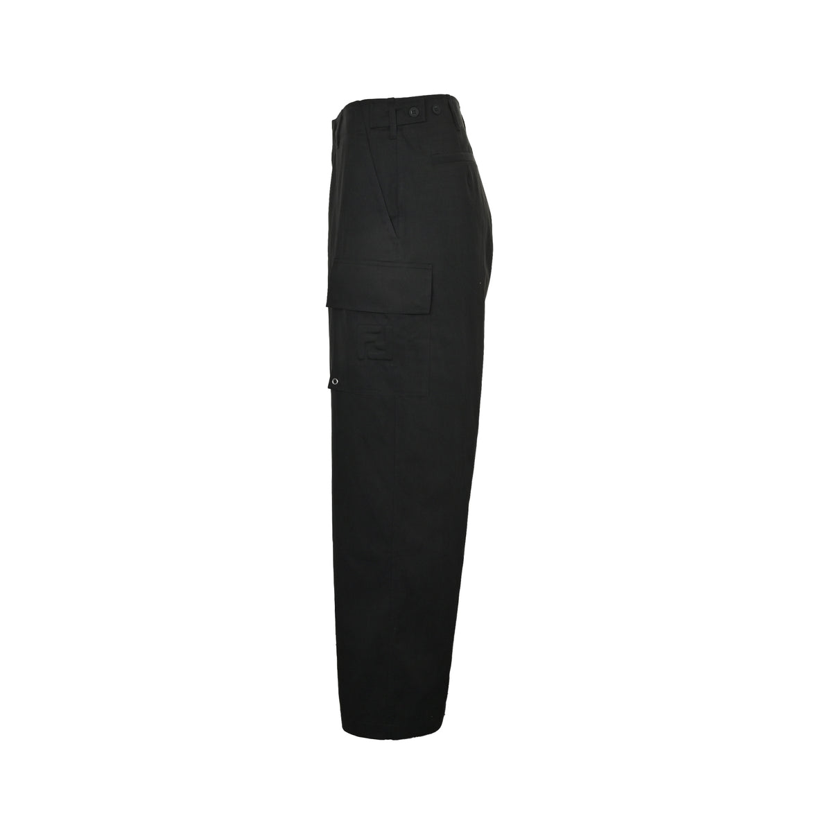 Fendi gabardine belt loop zipper patch pocket cargo trousers
