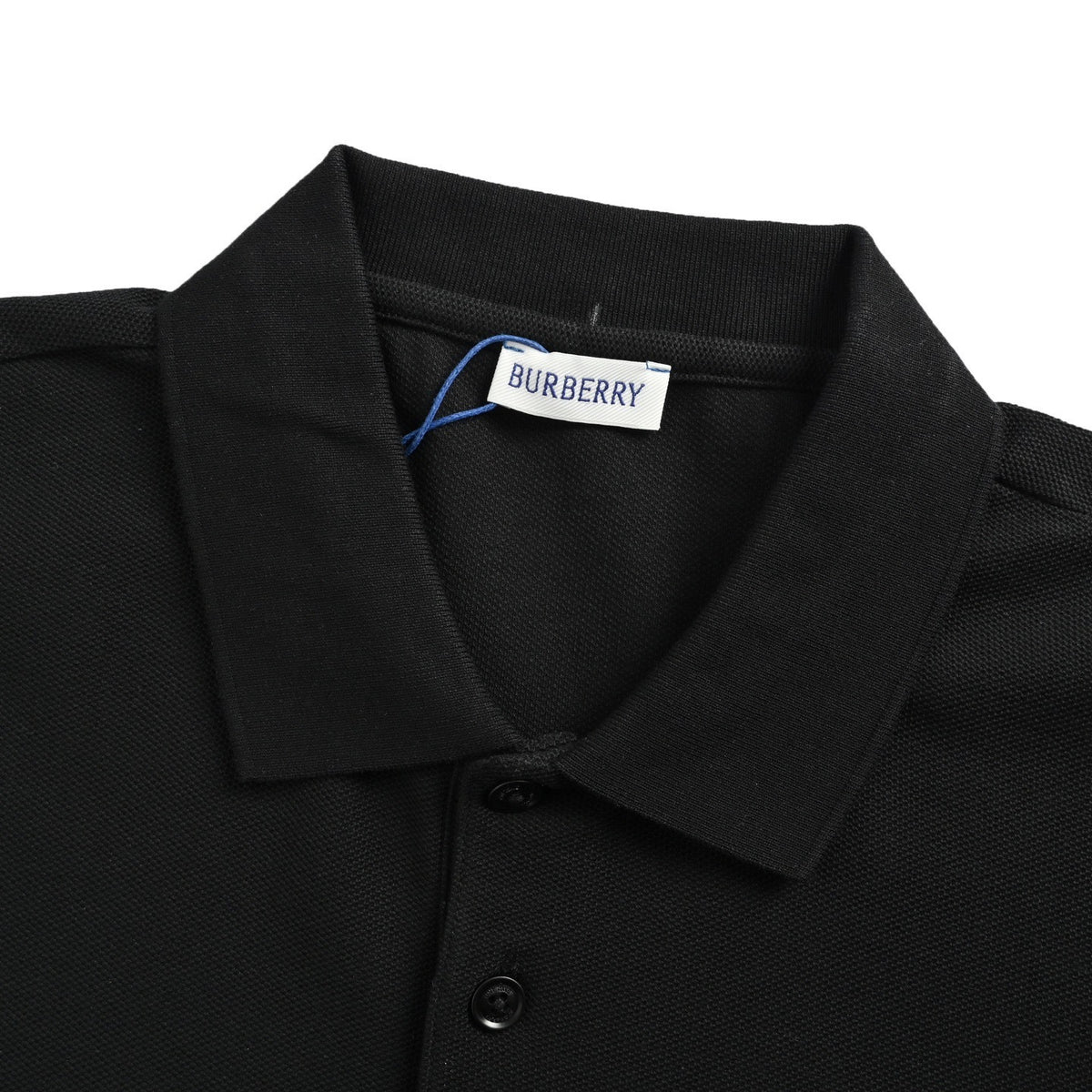 Burberry 25ss cursive signature letter embroidery Polo short sleeves