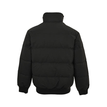 Prada 25Fw triangle mark stand collar quilted down jacket