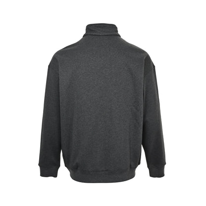 Dior ICON round embroidery half zip suit stand collar sweatshirt