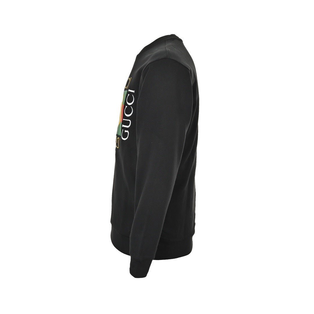Gucci Valentine's Day Love Patch Heavy Embroidery Round Neck Sweatshirt