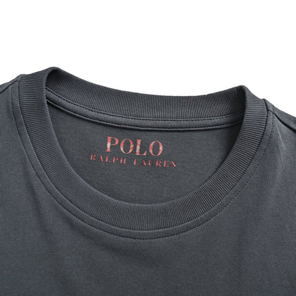 Ralph Lauren war horse print round neck short sleeves on the chest