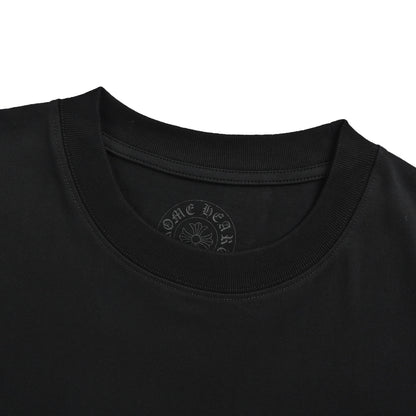 Chrome Hearts/Chrome Heart Pink Sword Print Short Sleeve