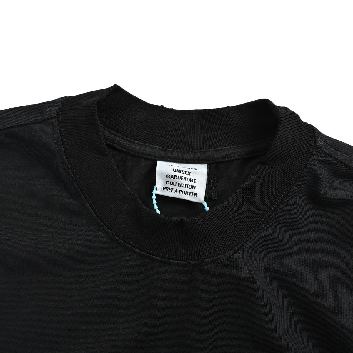 VETEMENTS VTM style hollow letter slogan logo short sleeves