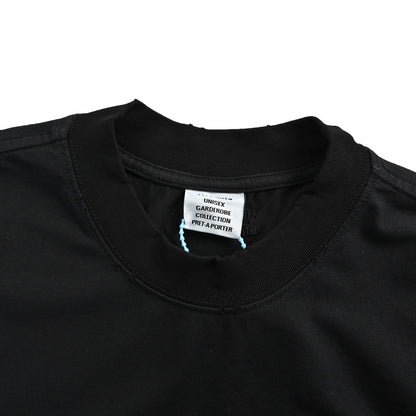VETEMENTS VTM style hollow letter slogan logo short sleeves