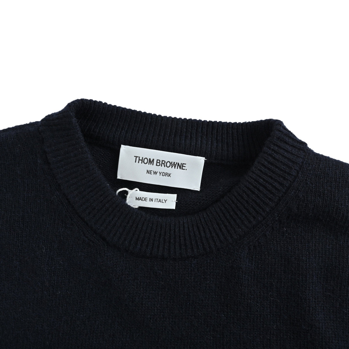 Thom Browne/Thom Brown 25Fw snowflake puppy crew neck sweater