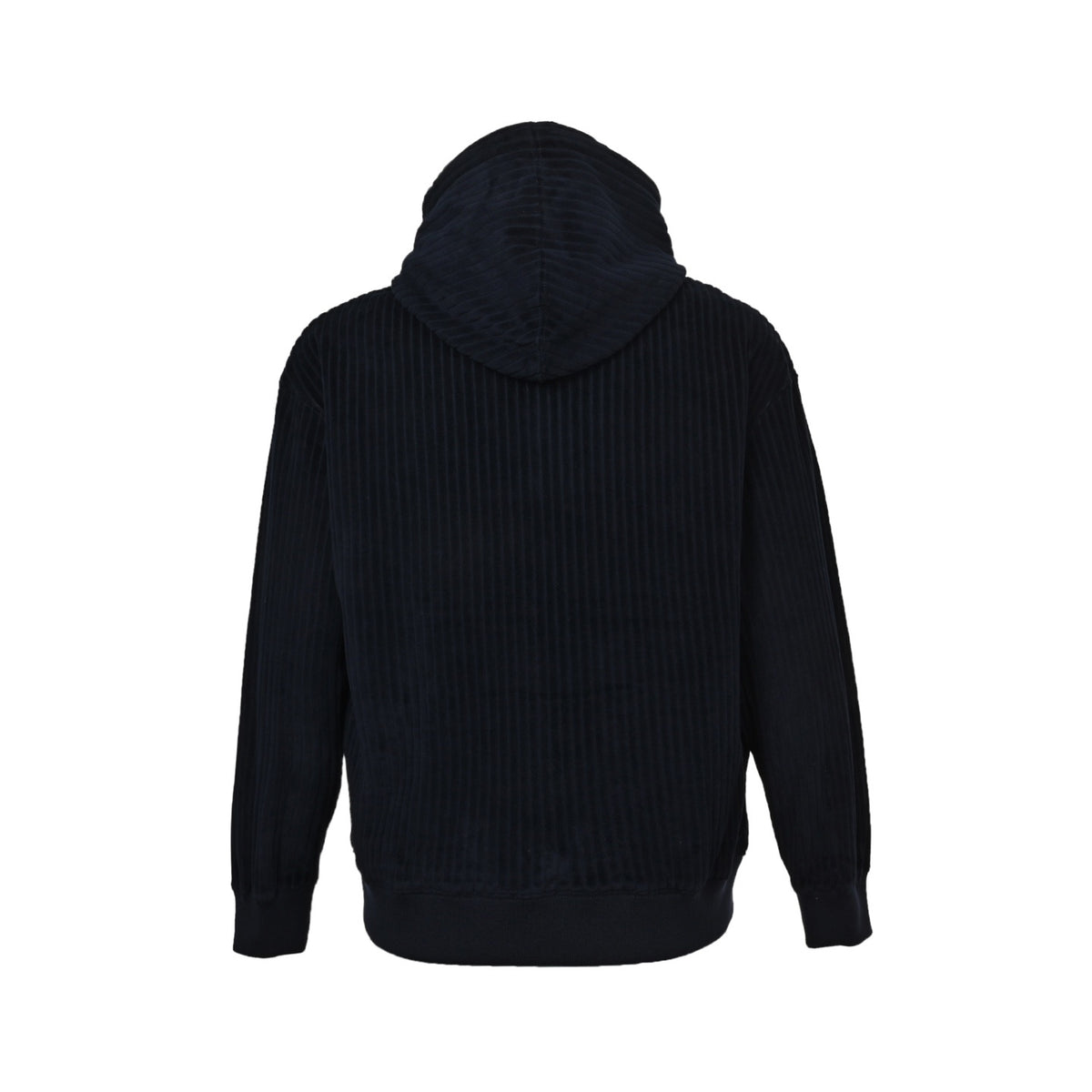 Fendi blue corduroy zipper sweatshirt jacket