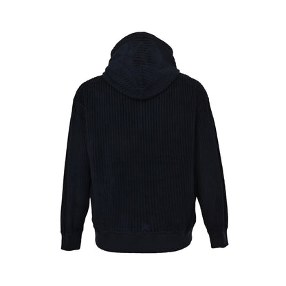 Fendi blue corduroy zipper sweatshirt jacket
