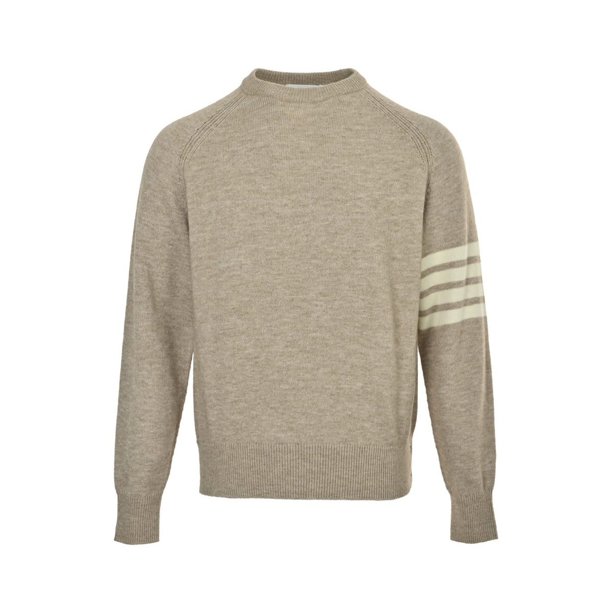 Thom Browne/Thom Brown four-bar wool crew neck sweater