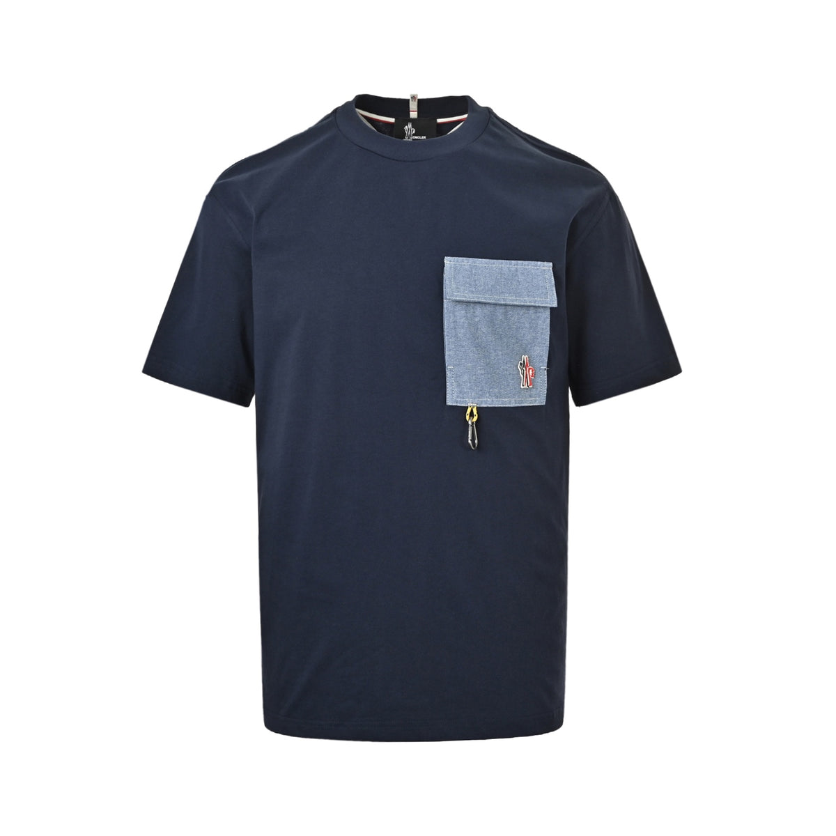 Moncler/Mask 26ss logo patch hook pocket short sleeves