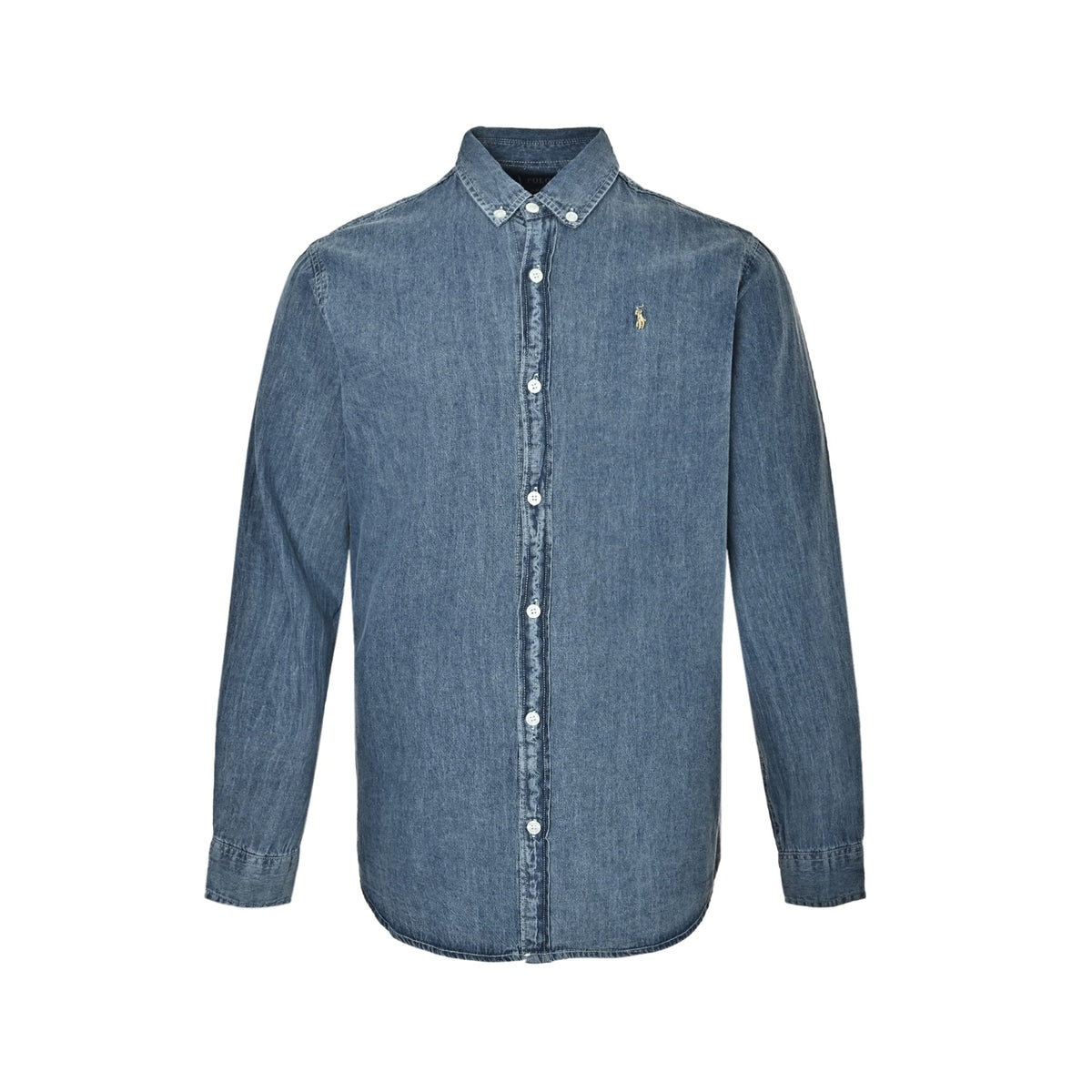 RalphLauren/Ralph Lauren pony embroidered denim shirt