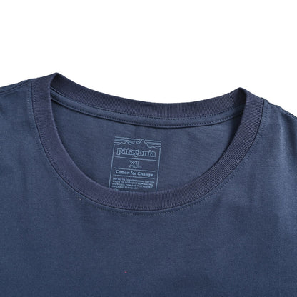 PATAGONIA oval logo printed short sleeves