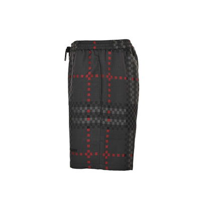 Burberry 25ss pixel plaid wool blend Harrington shorts