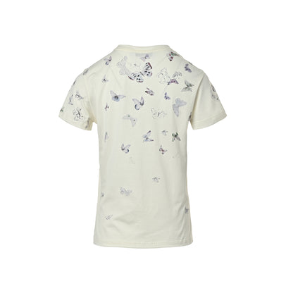 Dior 26ss women's butterfly print short sleeves