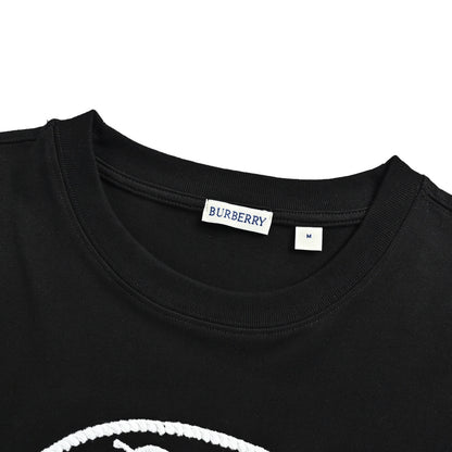 Burberry Oval Horse Knight Embroidered Short Sleeve