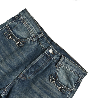 Gucci 26ss horsebit jeans