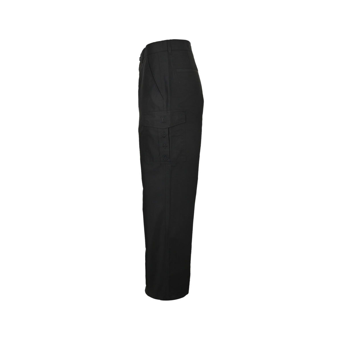 Louis Vuitton pocket four-flower embroidered cargo trousers