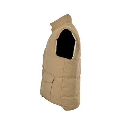 Prada triangle logo double pocket down vest