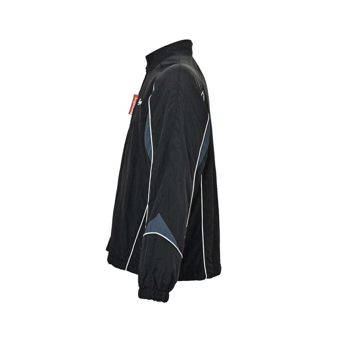 Supreme 25Fw casual jacket with contrasting color patchwork design