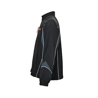 Supreme 25Fw casual jacket with contrasting color patchwork design