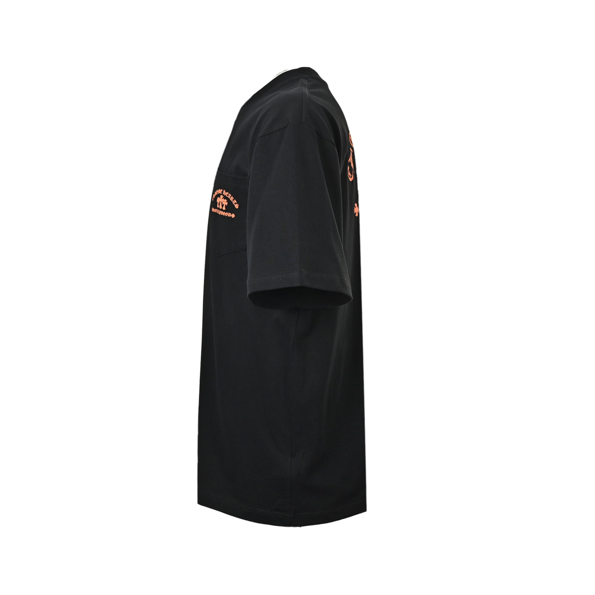 Chrome Hearts/Chrome Heart Orange Cross Print Short Sleeve