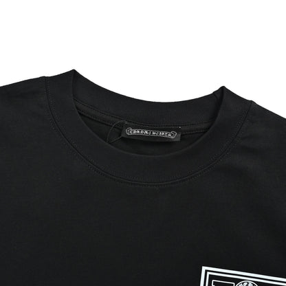 Chrome Hearts/Chrome Heart Jiugongge Skull Print Short Sleeve
