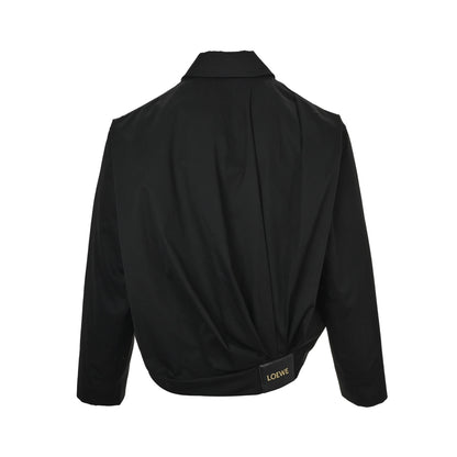 Loewe/Loewei short pleated hem jacket