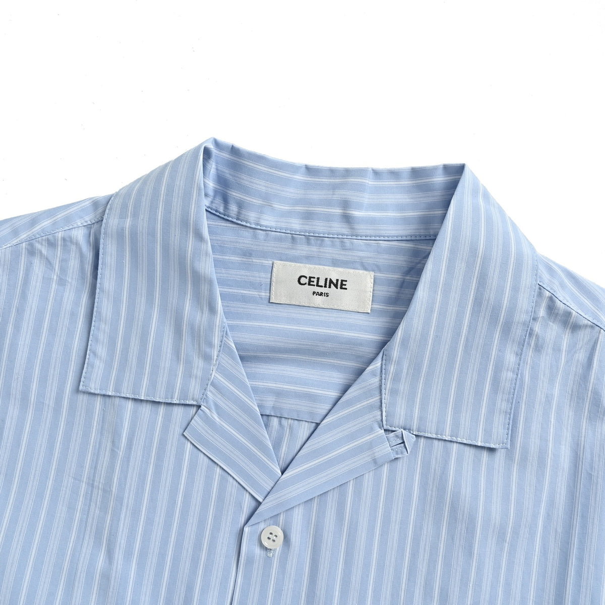 Celine Arc de Triomphe embroidered short-sleeved shirt