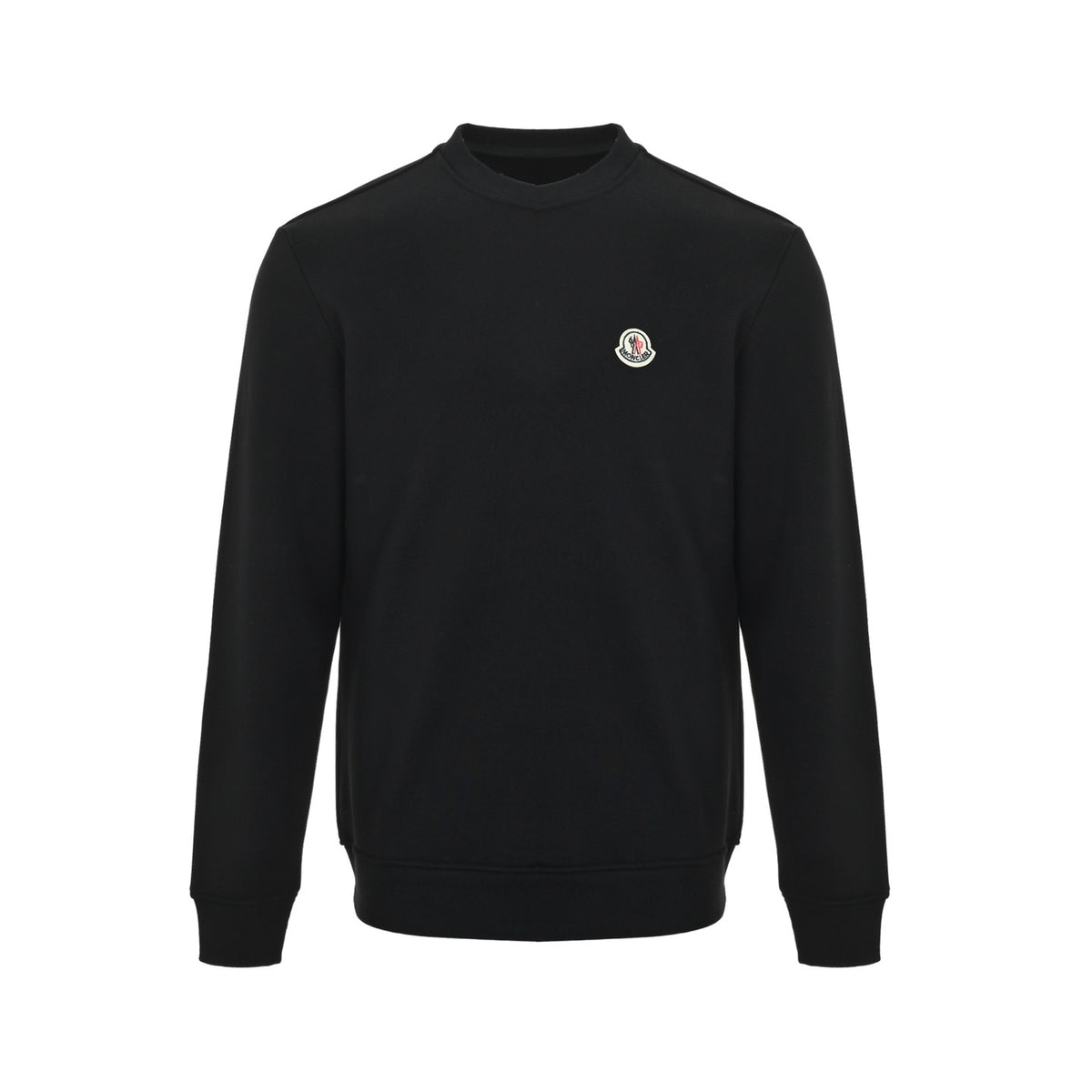 Moncler/Mask Classic Logo Velvet Round Neck Sweatshirt