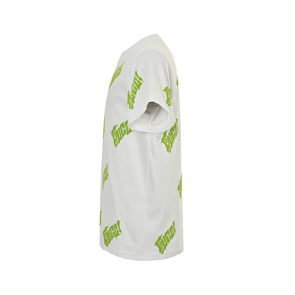 Gucci 25ss green foam printed short sleeves