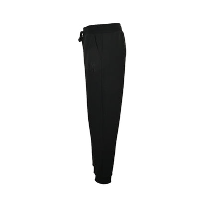 MLB dark logo letter embroidered fleece trousers