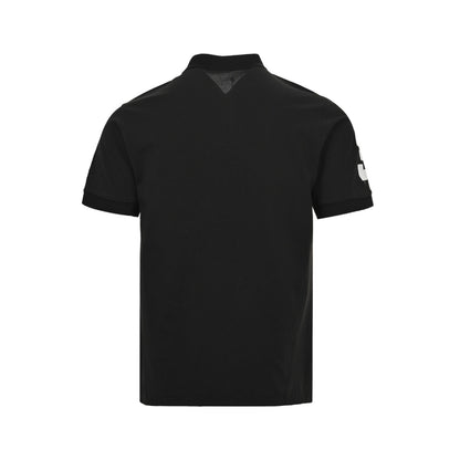 RALPH LAUREN large logo embroidered POLO short sleeves