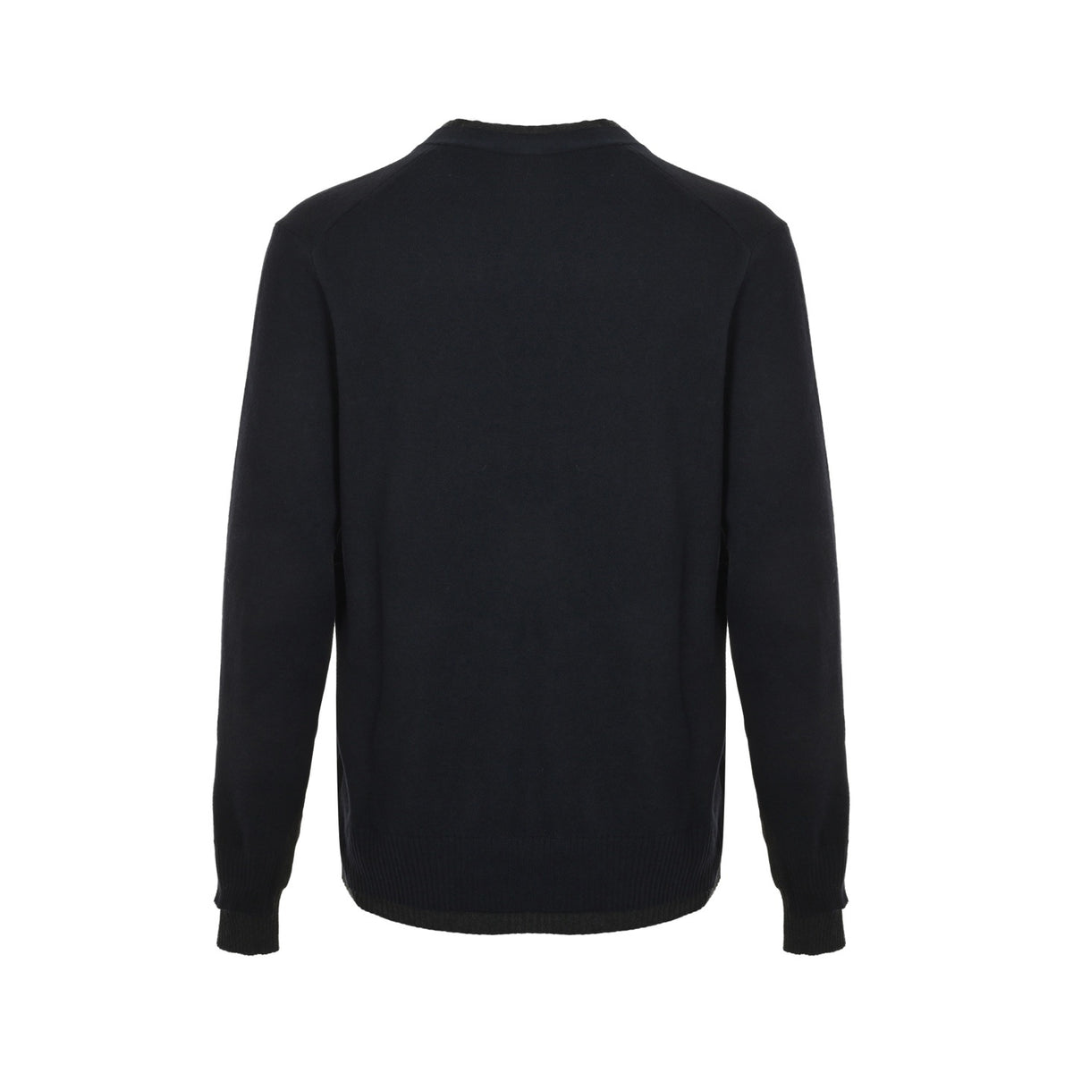 Miu Miu 25Fw fake two-piece knitted sweater cardigan with hem stitching