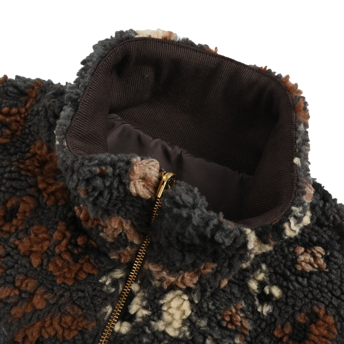 Louis Vuitton & Nigo floral reversible fleece and sherpa jacket