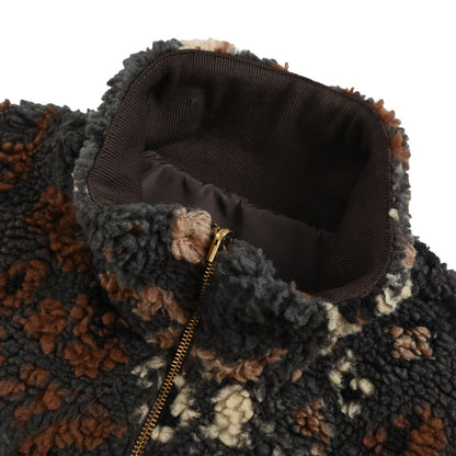 Louis Vuitton & Nigo floral reversible fleece and sherpa jacket