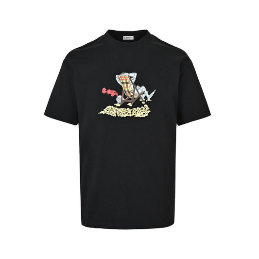 Burberry 26ss lounge chair printed short sleeves