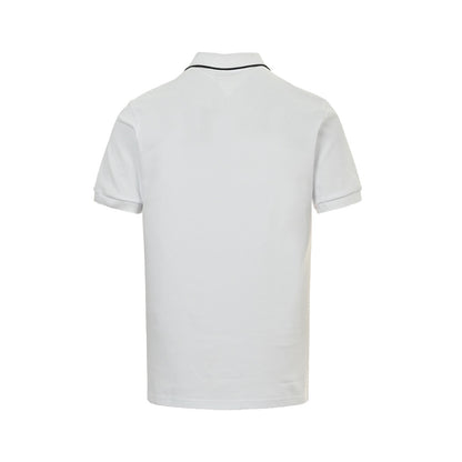 Gucci 25ss embroidered letter small label Polo short sleeves