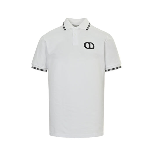 Dior 25ss CD embroidered Polo short sleeves