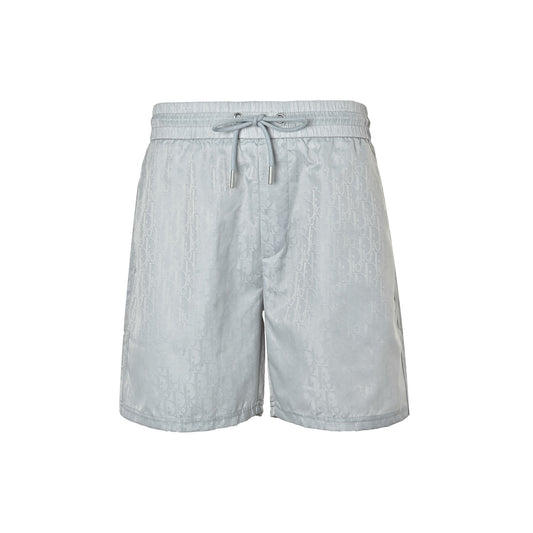 Dior dark pattern old flower jacquard shorts