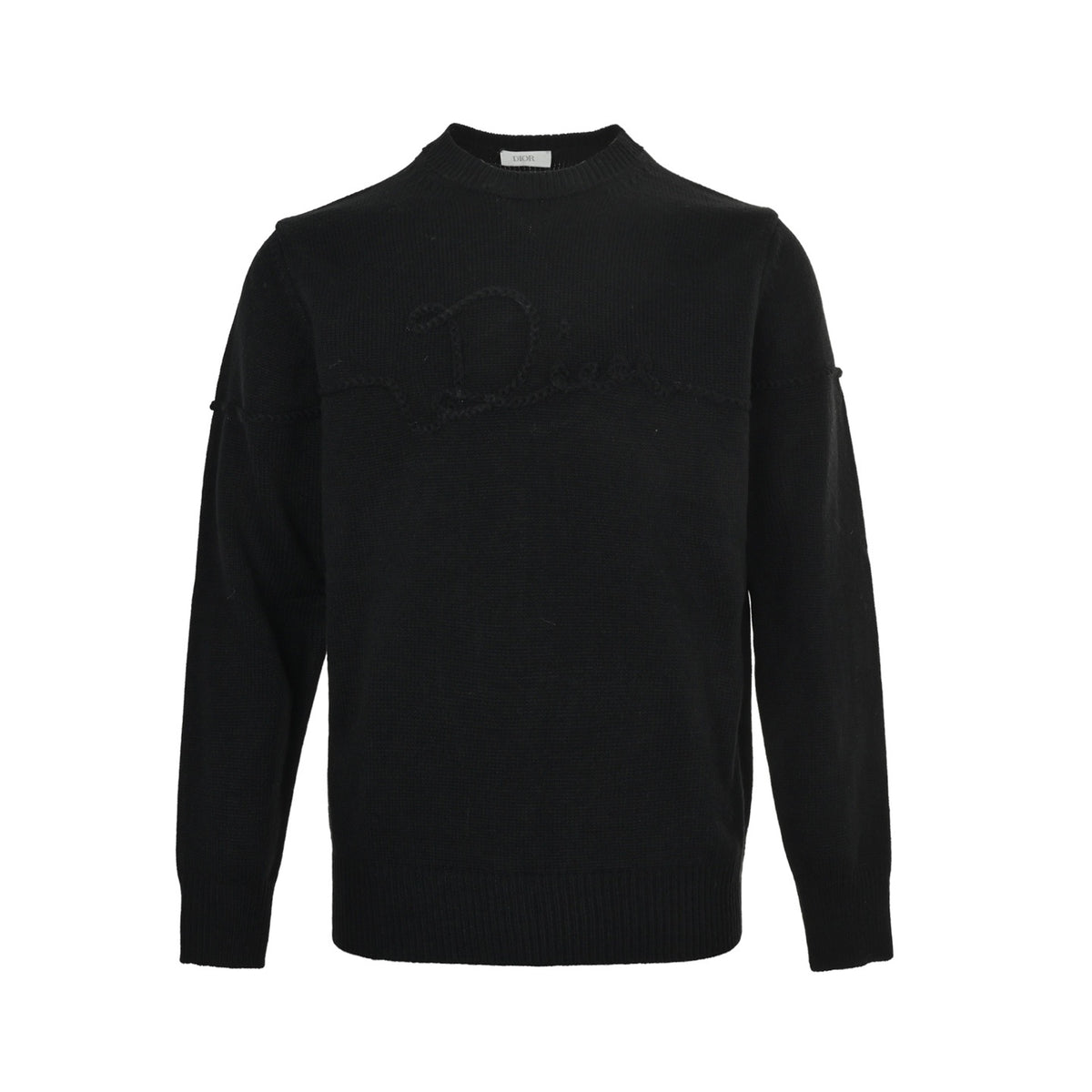 Dior hemp rope logo crew neck sweater