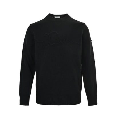 Dior hemp rope logo crew neck sweater