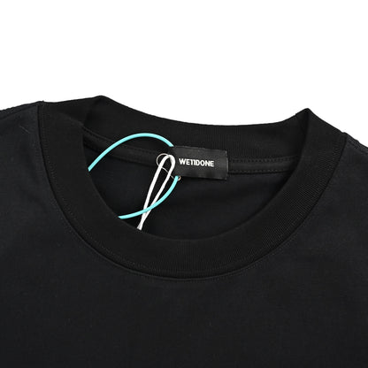 We11 Done 25ss hot diamond lettering logo short sleeves